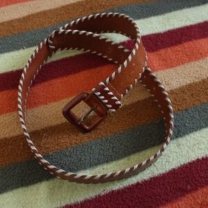 Lands’ End Italian Leather Belt Size 34